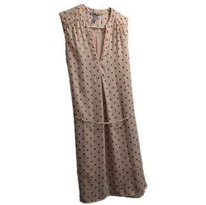 H&M Leaf Pattern Sleeveless V Neck Midi Dress 14